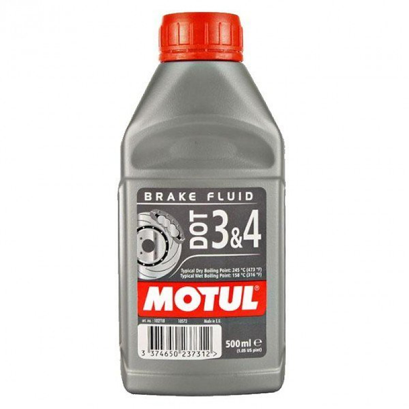 Жидкость тормозная DOT 3&amp;4 Brake Fluid FL 0.5л MOTUL - alexmotorsspb.ru