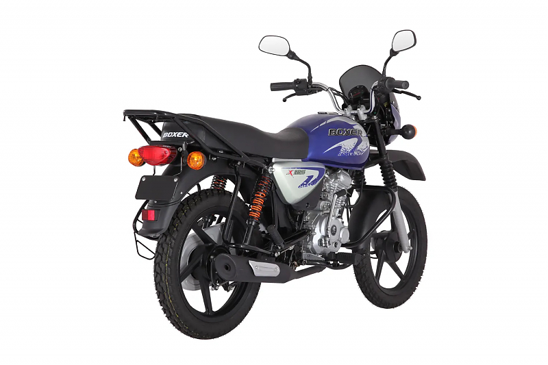 Мотоцикл Bajaj Boxer BM 125 X- 5 передач синий - alexmotorsspb.ru