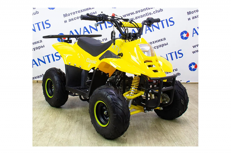 Квадроцикл ATV Classic 6 желтый - alexmotorsspb.ru