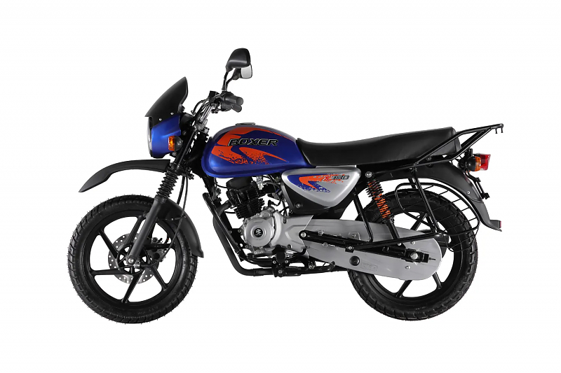 Мотоцикл Bajaj Boxer BM 150 X Disc 5 передач синий - alexmotorsspb.ru