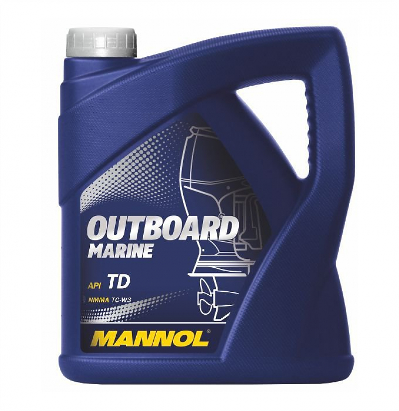 Mannol масло 2T для подвесного мотора Outboard Marine API TD 4л. - alexmotorsspb.ru