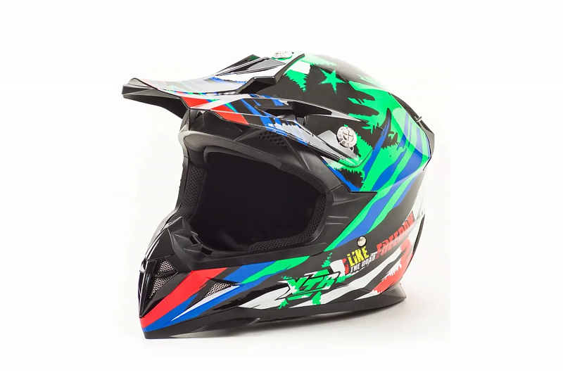 Шлем мото кроссовый HIZER 211 (L) (подростковый) - alexmotorsspb.ru