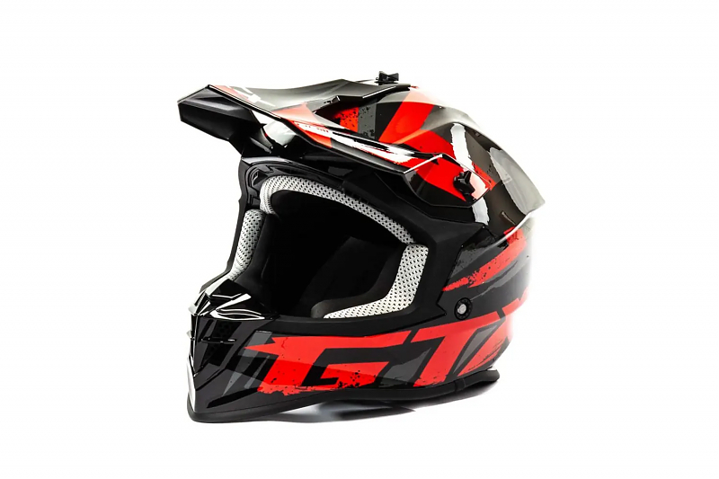 Шлем мото кроссовый GTX 633 #10 (XL) BLACK/RED GREY - alexmotorsspb.ru