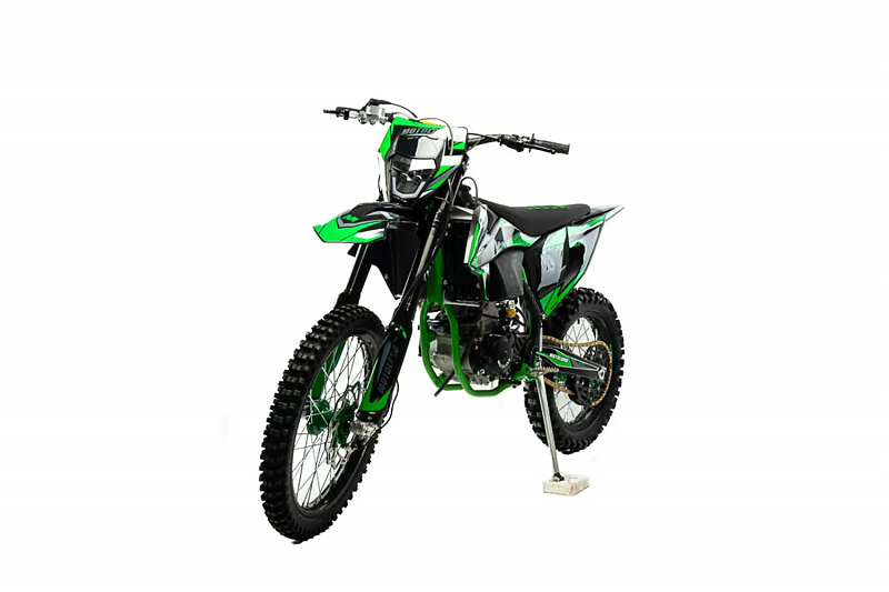 Мотоцикл Кросс Motoland FX 450 NC зеленый - alexmotorsspb.ru