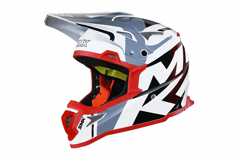 Шлем SMK ALLTERRA X-POWER, цвет белый/серый/чёрный 2XL - alexmotorsspb.ru