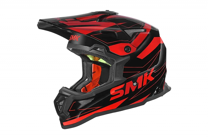 Шлем SMK ALLTERRA SLOPE, цвет чёрный/красный XS - alexmotorsspb.ru