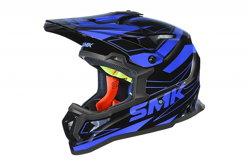 Шлем SMK ALLTERRA SLOPE, цвет чёрный/синий M - alexmotorsspb.ru