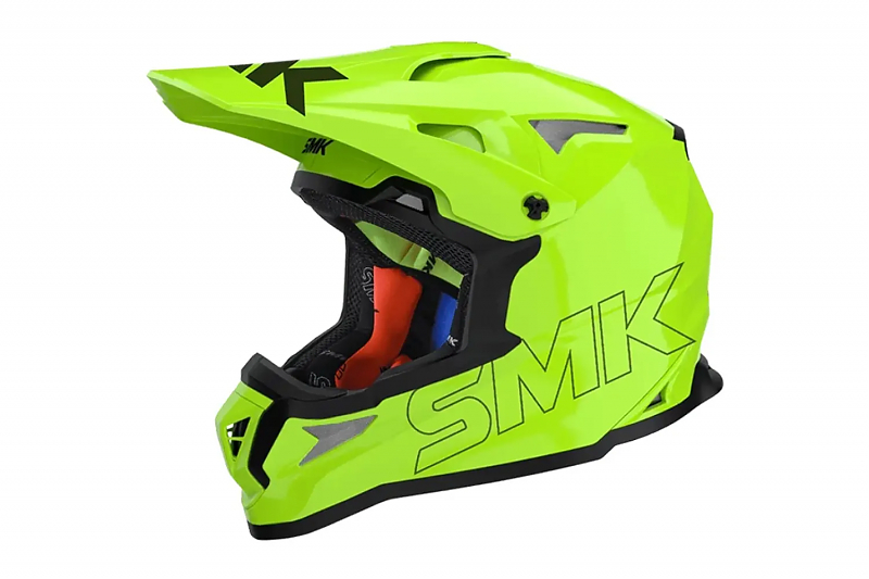 Шлем SMK ALLTERRA, цвет жёлтый неон M - alexmotorsspb.ru