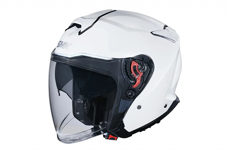 Шлем SMK GTJ, цвет белый S - alexmotorsspb.ru