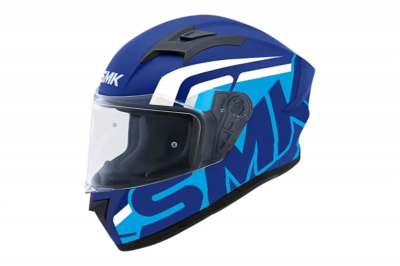 Шлем SMK STELLAR STAGE, цвет синий, матовый M - alexmotorsspb.ru