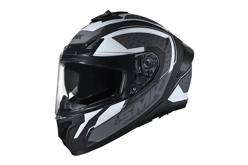Шлем SMK TYPHOON RD1, цвет серый/чёрный матовый L - alexmotorsspb.ru
