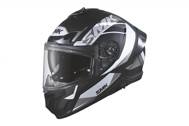 Шлем SMK TYPHOON STYLE, цвет чёрный/серый матовый L - alexmotorsspb.ru