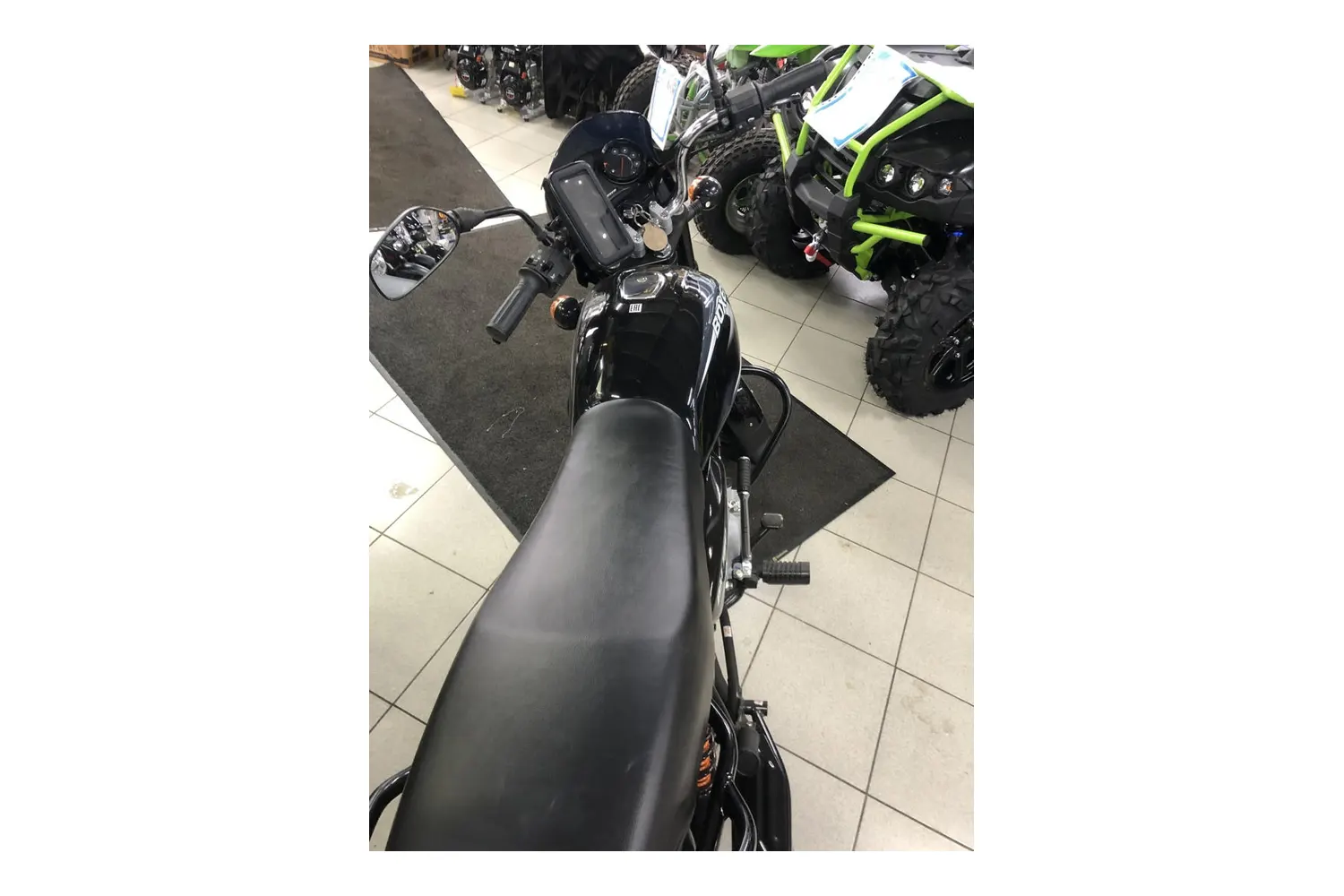 Мотоцикл Bajaj Boxer BM 150 черно-серый 13