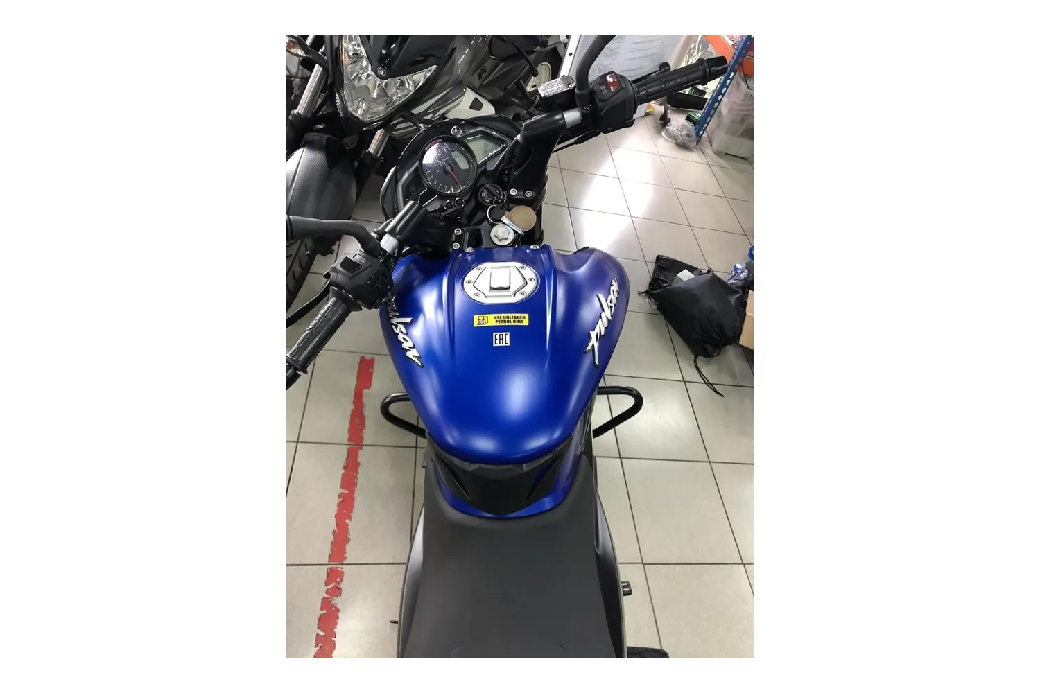 Мотоцикл Bajaj Pulsar 200NS BSIV синий 13