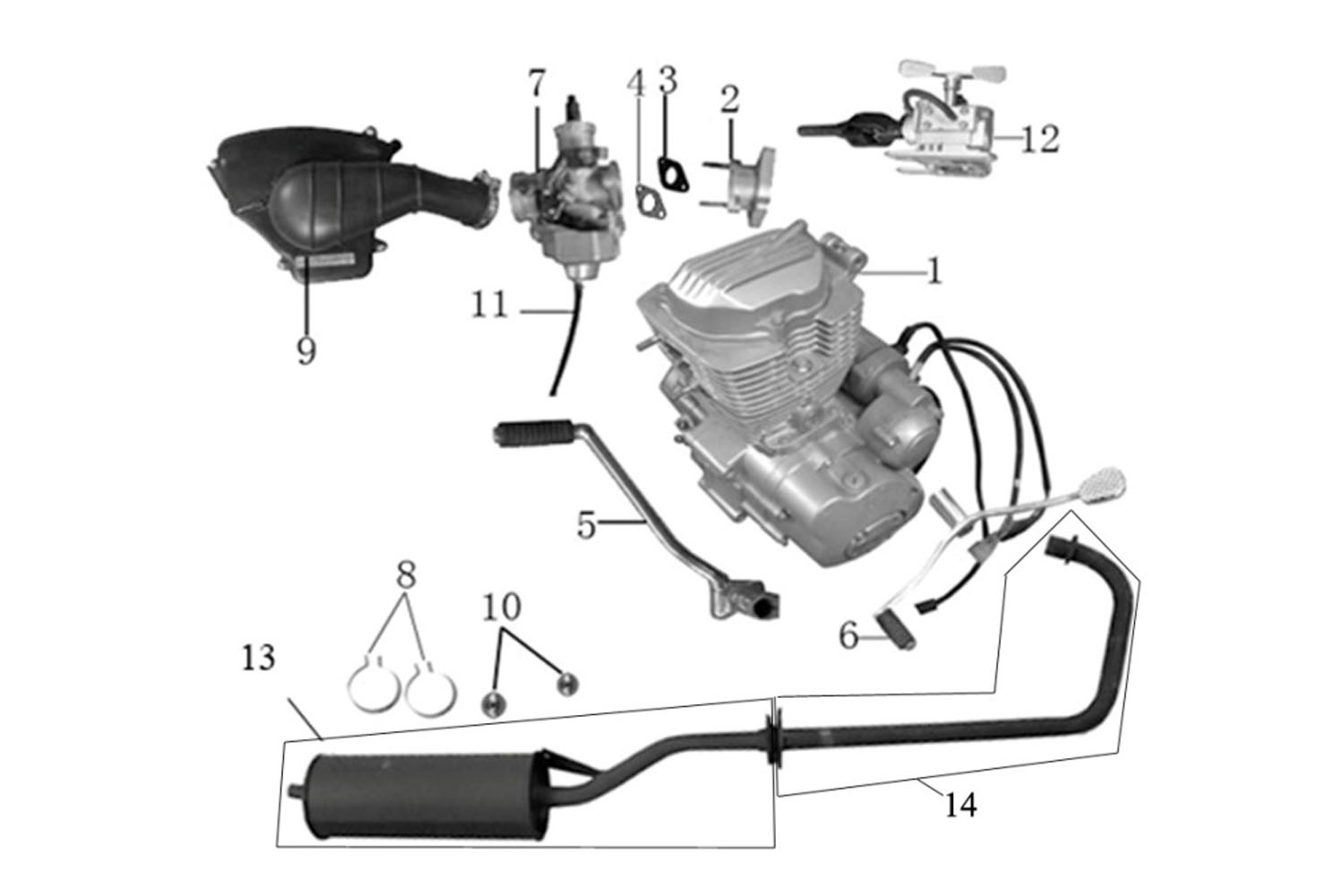 Рейсер 200 запчасти. Racer Muravei rc200zh двигатель. Запчасти на трицикл Racer rc200zh. Редуктор Racer rc200zh Muravei. Рейсер муравей 200.