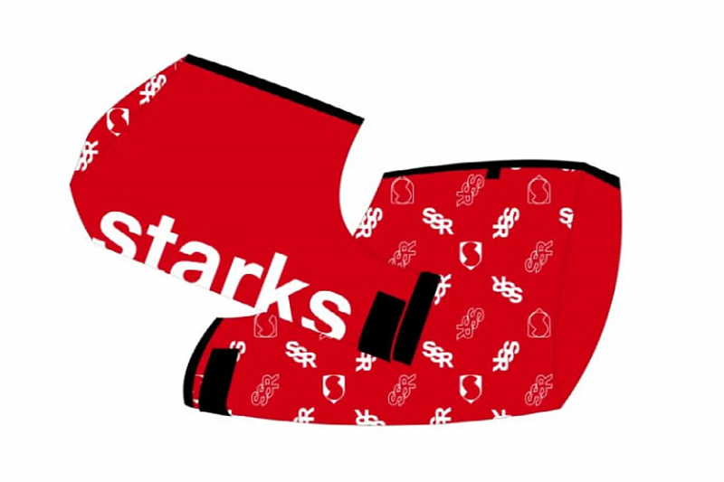 STARKS Муфта на руль Warm Cross Красный/Черный (one size)LC0161 - alexmotorsspb.ru