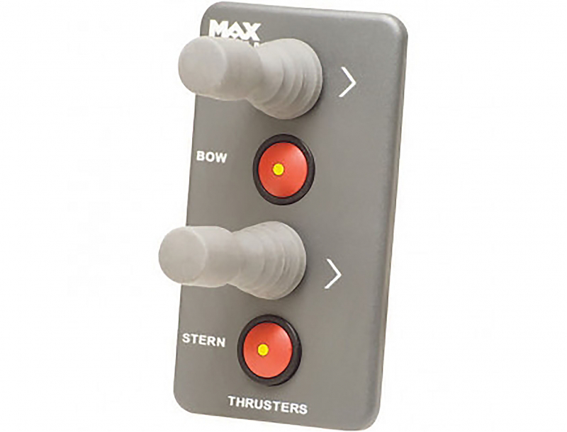 Панель управления подруливающим устройством Max Power с двумя джойстиками (Grey) - alexmotorsspb.ru