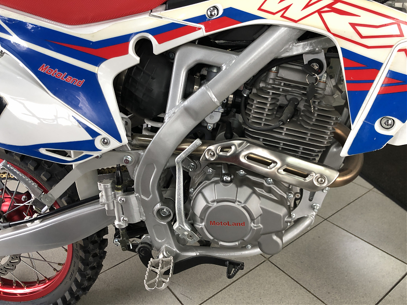 Мотоцикл Кросс Motoland WRX 250 LITE с ПТС белый - alexmotorsspb.ru