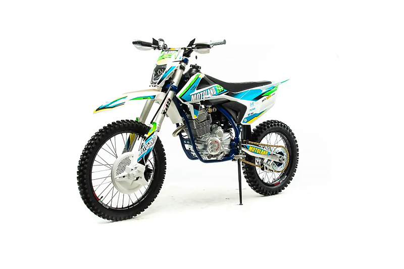 Мотоцикл Кросс Motoland X3 250 PRO (172FMM) зеленый - alexmotorsspb.ru