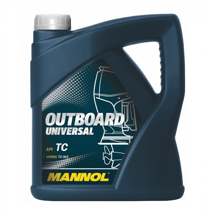 Mannol масло для подвесного двигателя 2Т  Outboard Universal  4л.(минер.масло) - alexmotorsspb.ru