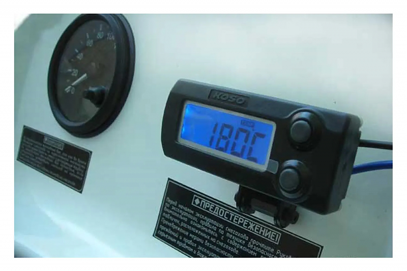 KOSO DIGITAL METER Установочный комплект для индикации  (контроль перегрева по выхлопным газам) температуры двигателя снегохода BA004063 - alexmotorsspb.ru