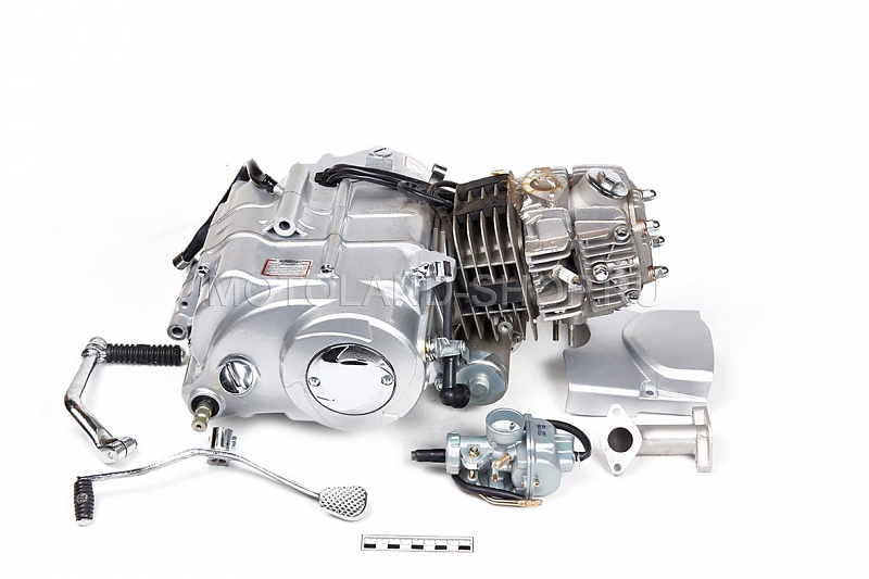 Двигатель 125см3 152FMI (52.4x55.5) механика, 4ск, нижний стартер - alexmotorsspb.ru