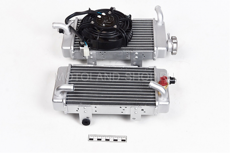 Радиатор водяной лев+прав ZS170MM-2 (CB250, water, 4V) - alexmotorsspb.ru