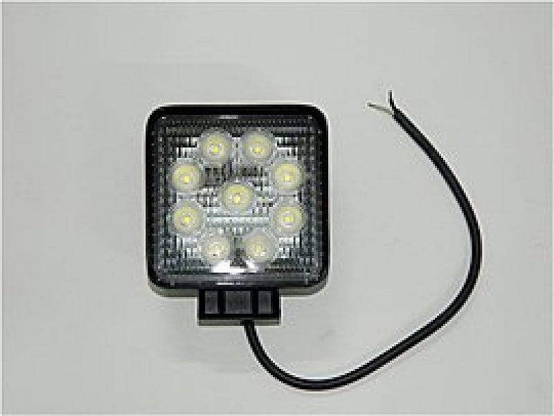Доп. свет квадрат LED, 27w(9*3w), широкий луч  JG-W091-F - alexmotorsspb.ru