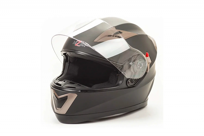 Шлем мото интеграл HIZER 529 #1 (M)  matte-black (2 визора) - alexmotorsspb.ru