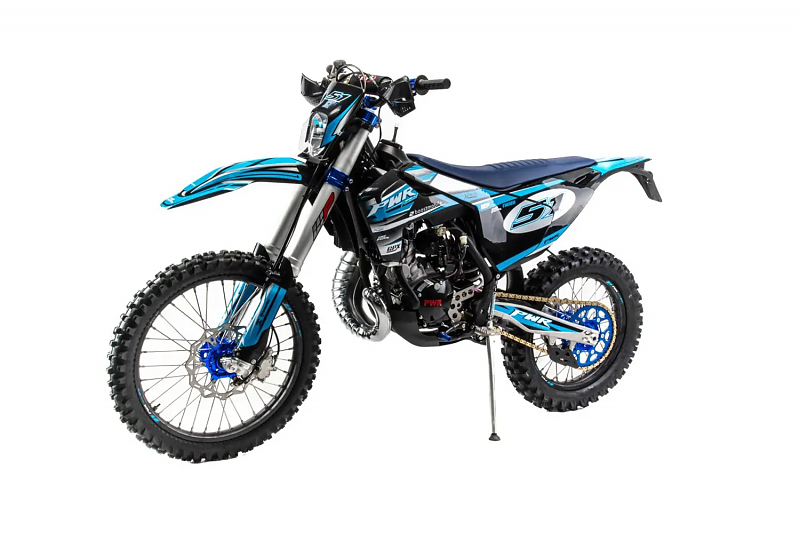 Мотоцикл Кросс PWR FS250 (2-STROKE) синий - alexmotorsspb.ru