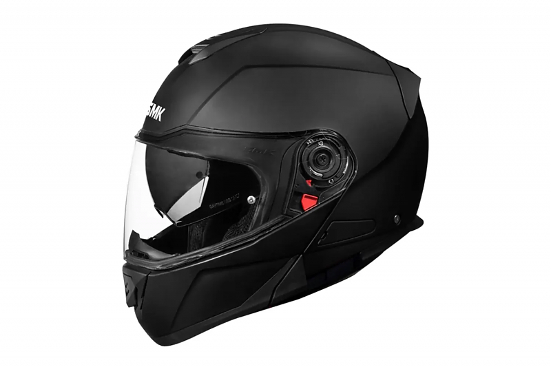 Шлем SMK GLIDE с Bluetooth гарнитурой, цвет чёрный матовый XS - alexmotorsspb.ru