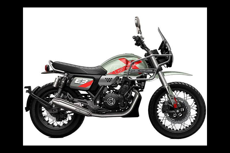 Мотоцикл CYCLONE RE3 Scrambler Зеленый - alexmotorsspb.ru