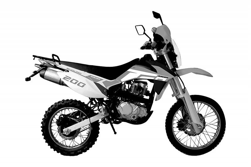 Мотоцикл Racer RC200GY-C2 Enduro Зеленый - alexmotorsspb.ru